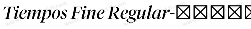 Tiempos Fine Regular字体转换